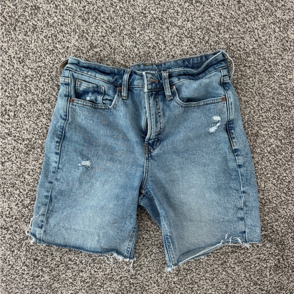 Old Navy OG Straight High-Rise Jean Shorts 7inch Inseam